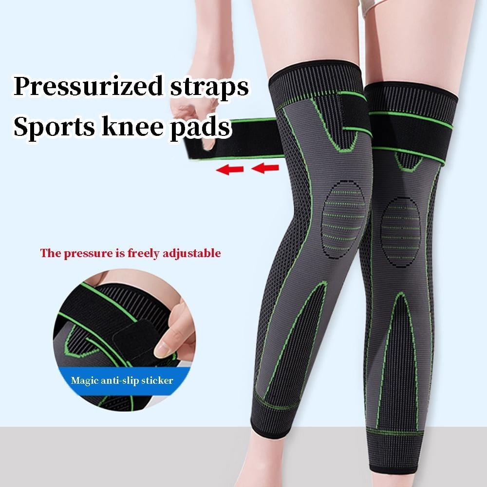 Durable Adjustable Knee Support - Pack of 2 Pc Flexible Non-Slip Grip