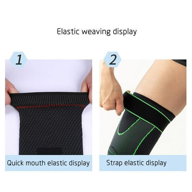 Durable Adjustable Knee Support - Pack of 2 Pc Flexible Non-Slip Grip