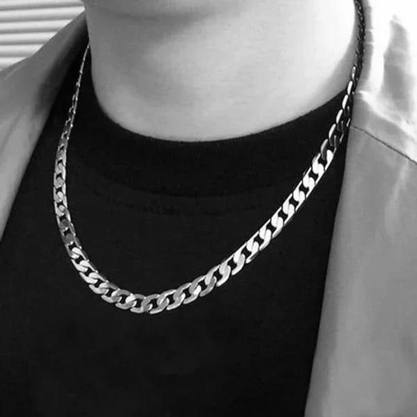 Stainless Cuban Chain Necklace For Boys
