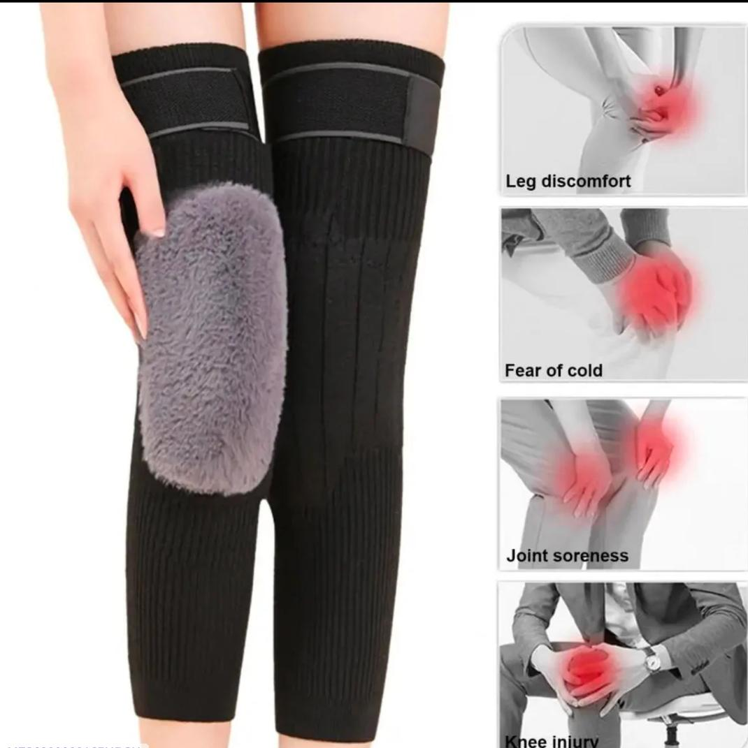 Unisex Wool Knee Length, Easy To Wear, Easy To Wash, Formal Wear Knee Warmer - 1