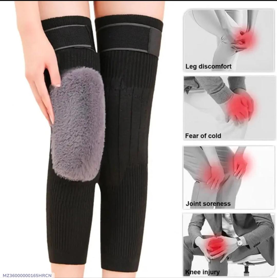 Unisex Wool Knee Length, Easy To Wear, Easy To Wash, Formal Wear Knee Warmer - 1